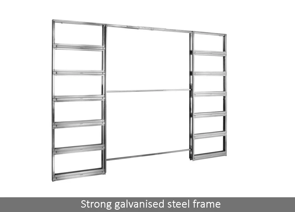 END OF LINE - Classic DOUBLE Pocket Door System - Beech Jambs - Image 3